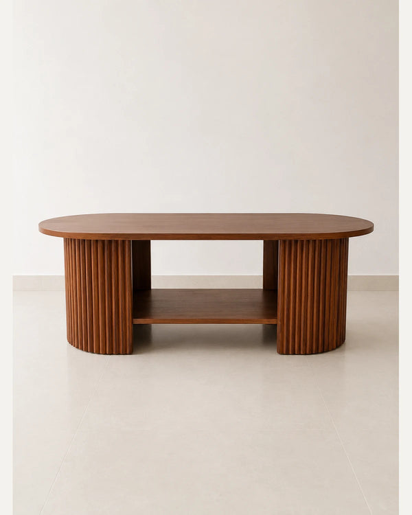 Mesa De Centro Ovalada